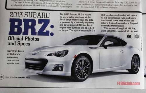  Subaru BRZ